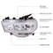 Spec-D Tuning 2500 PROJECTOR HEADLIGHTS CHROME HOUSING WITH CLEAR LENS, 2PK 2LHP-RAM1925-TM - alternate 10